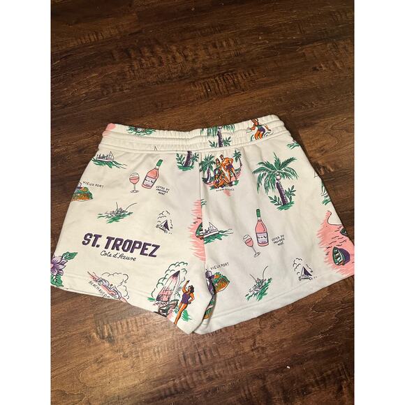 Lou & Grey St. Tropez inspired sweat short women's size small - Picture 3 of 3